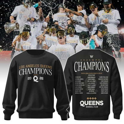 Queens Champions Black Sweatshirt