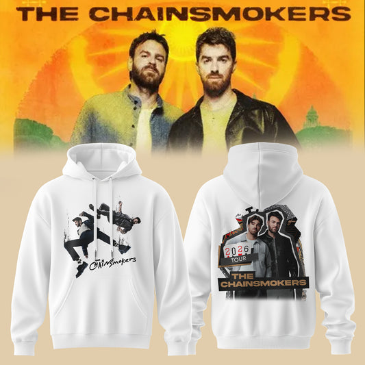 The Chainsmokers Tour 2026 Premium All-Over Print Hoodie V1