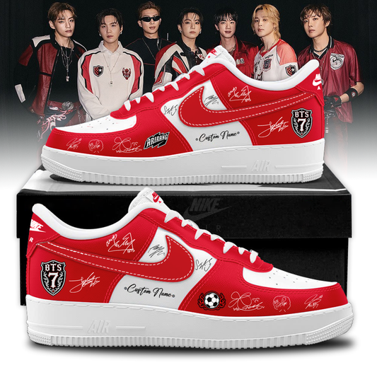 Limited Edition BTS FIFA World Cup Finals Half-Time Show AF1 Sneakers