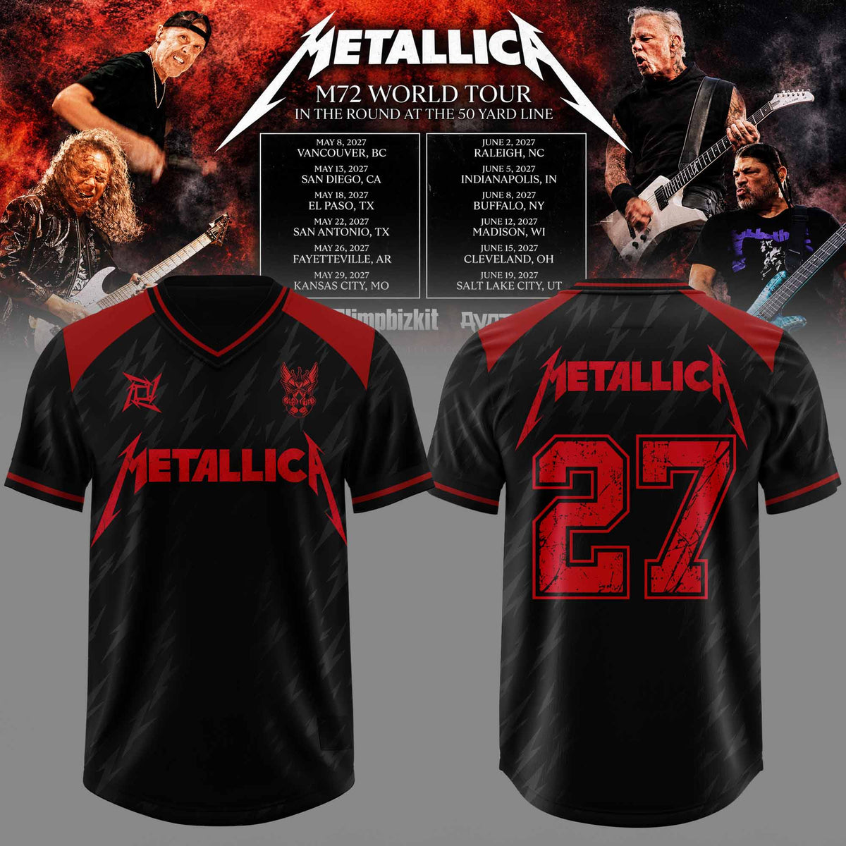 _M72 World Tour 2026-2027 3D Graphic Football Jersey V6