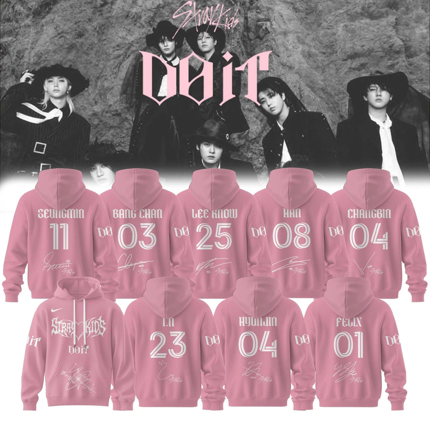 STRAY KIDS : DO IT ALBUM 2025 Limited Hoodie