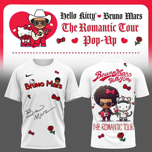 .Hello Kitty x Bruno Mars “The Romantic Tour ” Exclusive Merchandise
