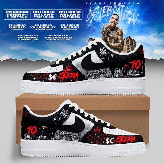 _”$€LEBRAT10N” – Sfera Ebbasta Summer Tour 2026 Limited Shoes