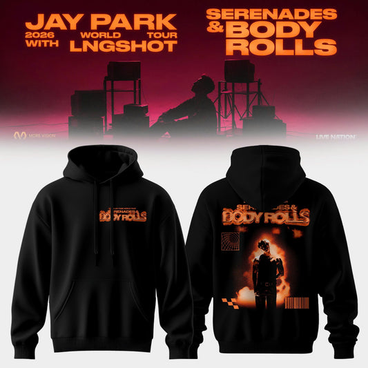 JAY PARK & LNGSHOT – 2026 World Tour ‘Serenades & Body Rolls’ Limited Hoodie