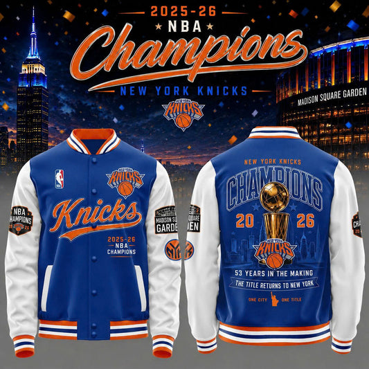 _    New York Knick 2026 NBA Champions  Jacket
