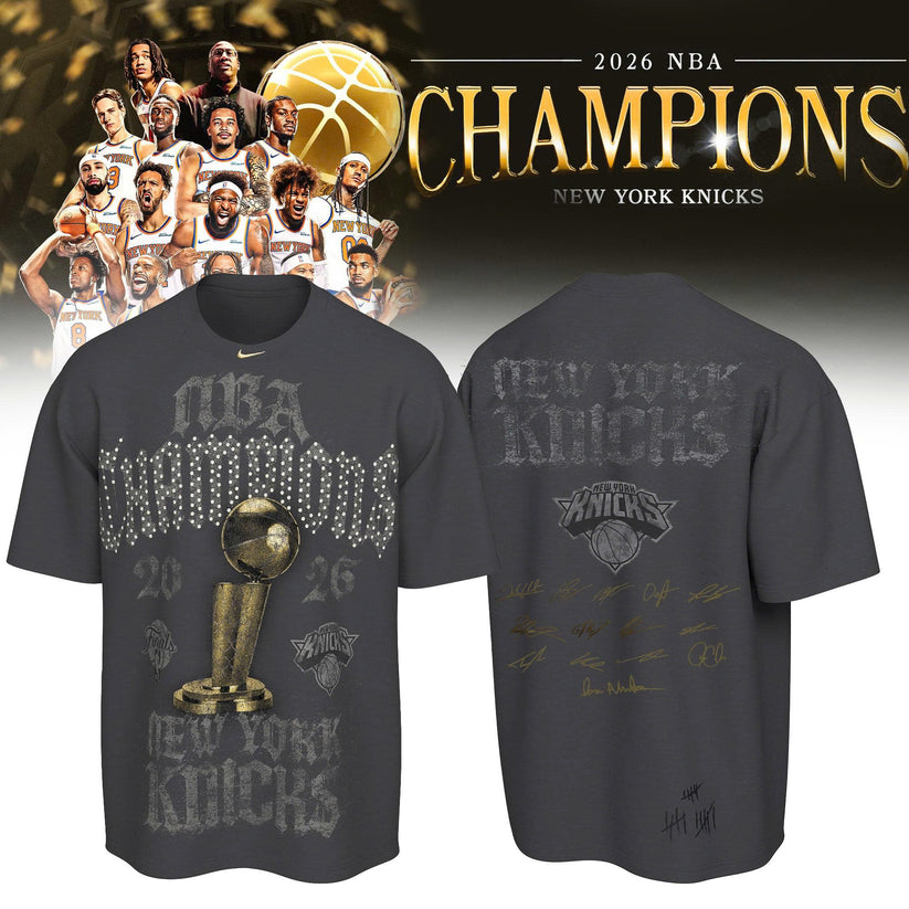 NY Knicks 2026 Finals Champions Limited Edition Locker Room Tshirt