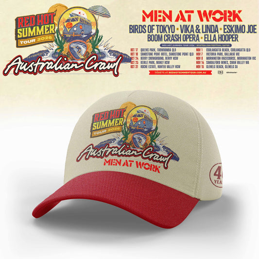 AUSTRALIAN CRAWL – RED HOT SUMMER TOUR CAP