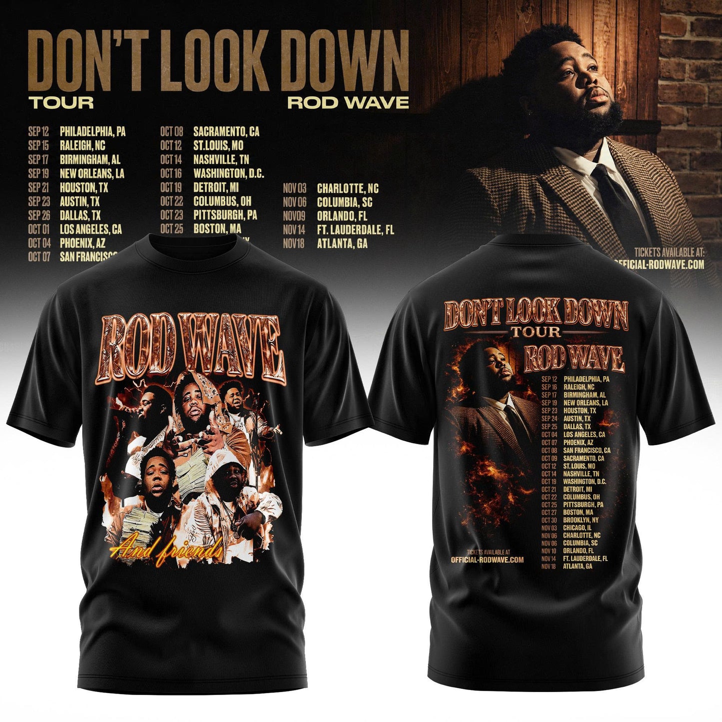 DON’T LOOK DOWN TOUR 2026 Edition Tee