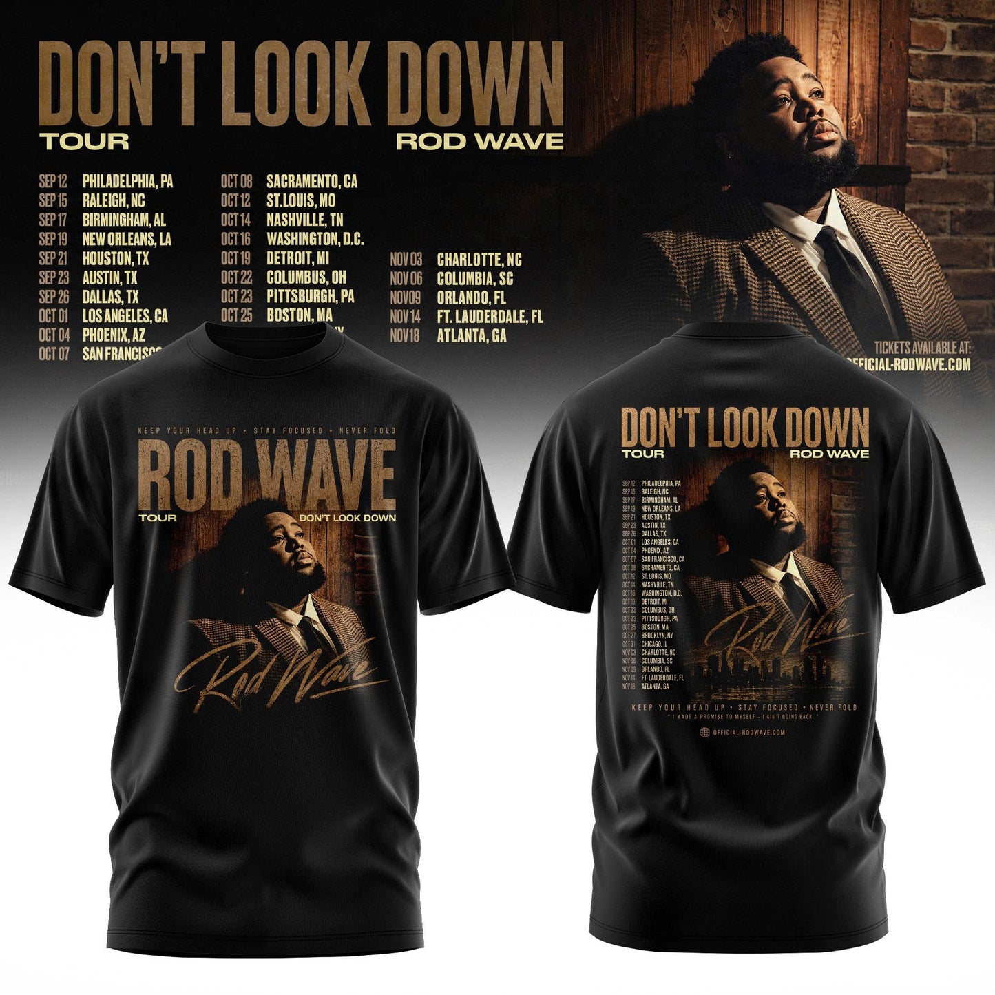 DON’T LOOK DOWN TOUR 2026 Edition Tee