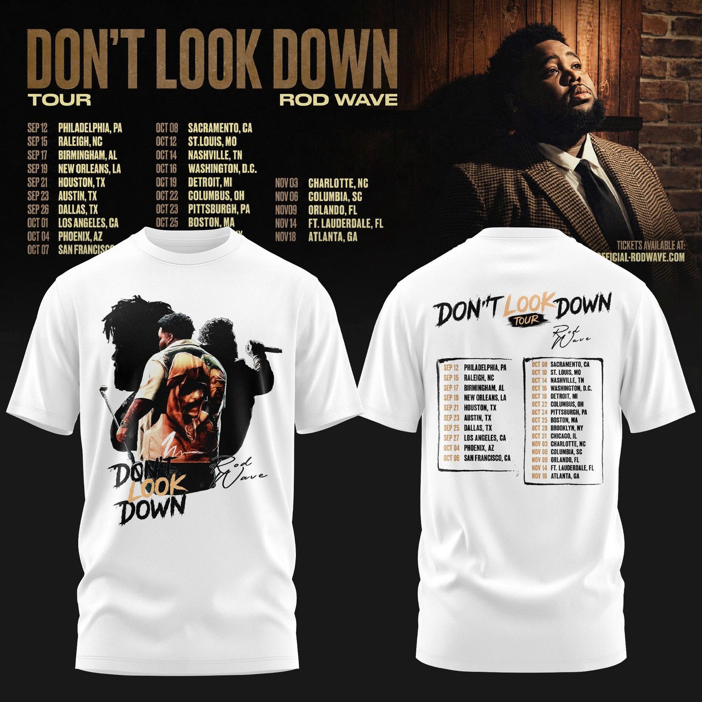DON’T LOOK DOWN TOUR 2026 Edition Tee