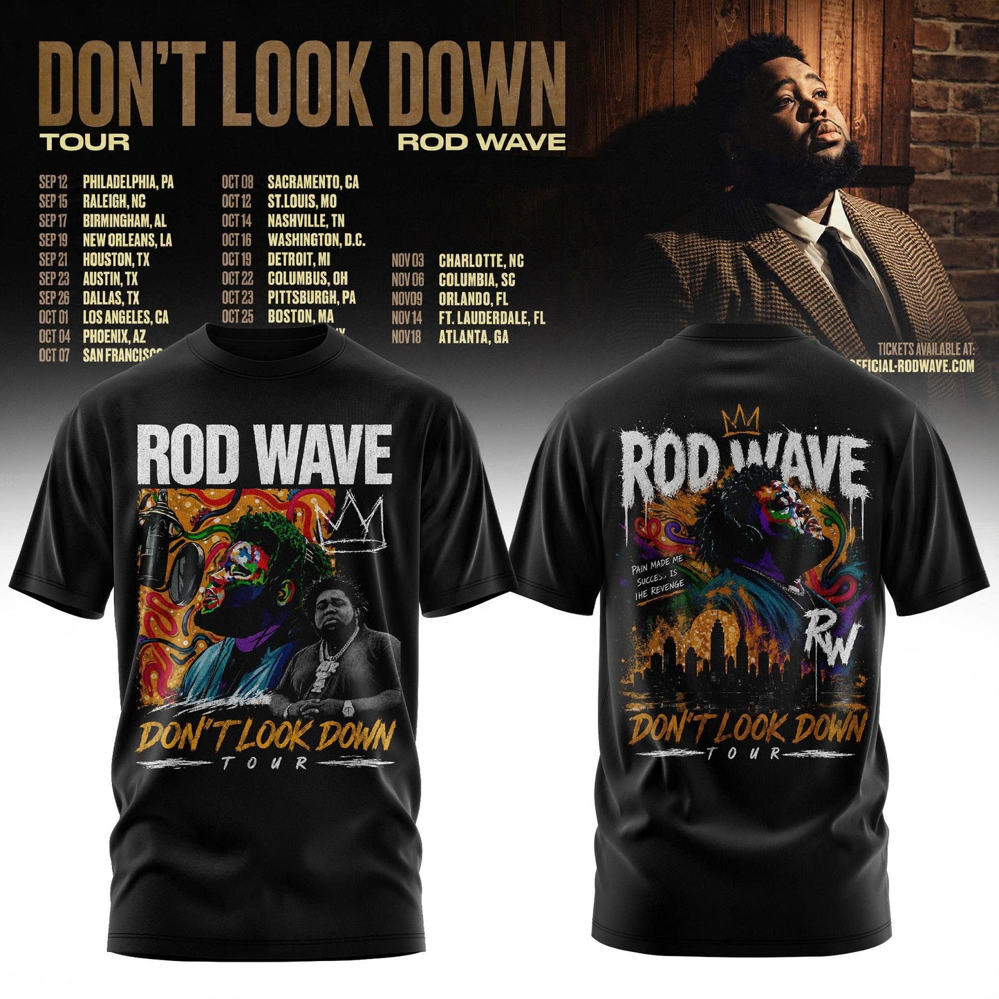 DON’T LOOK DOWN TOUR 2026 Edition Tee