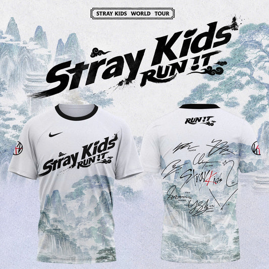 Stray Kids World Tour RUN IT 2026 Edition Tee