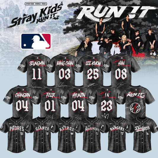 MLB x STRAY KIDS – RUN IT WORLD TOUR 2026 Edition Jersey