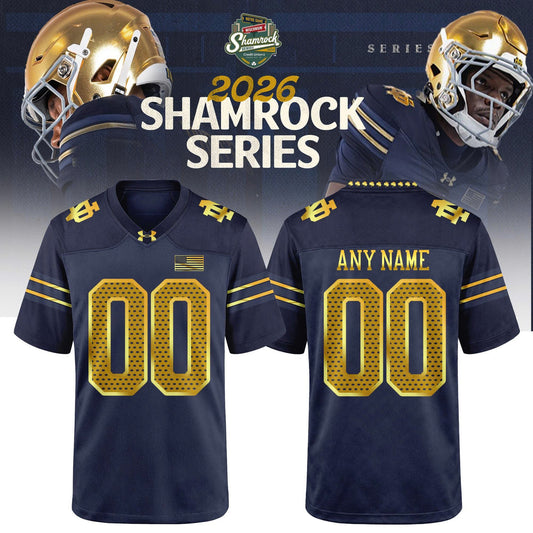 Limited Edition Notre Dame Football ” 2026 Shamrock Series uniforms ☘️” Jersey