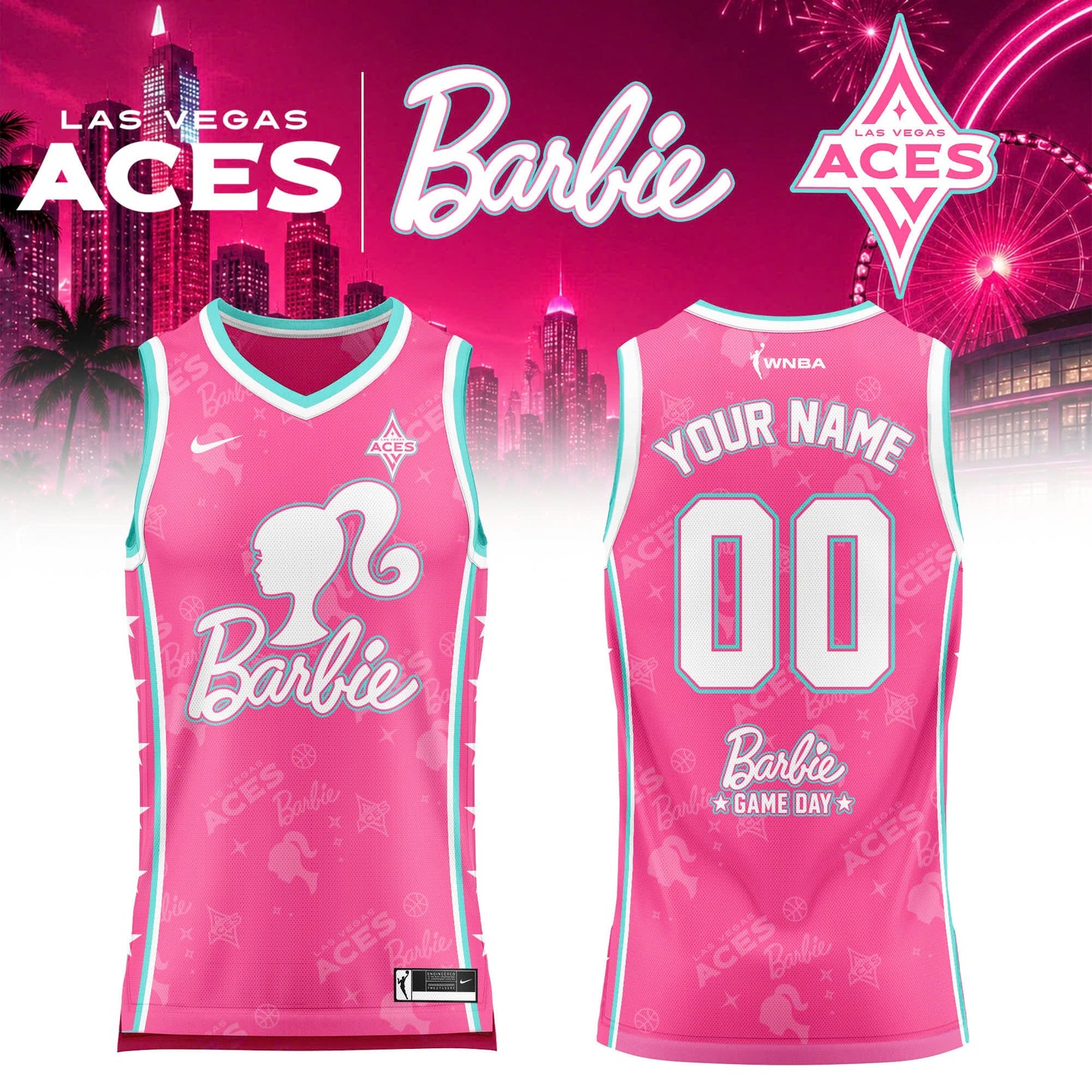 WNBA x Barbie Game Day 2026 Limited Edition Basketball Jersey