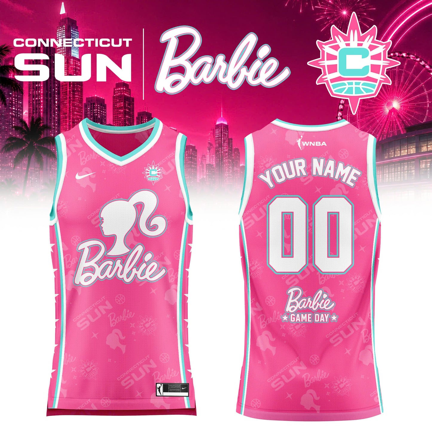 WNBA x Barbie Game Day 2026 Limited Edition Basketball Jersey