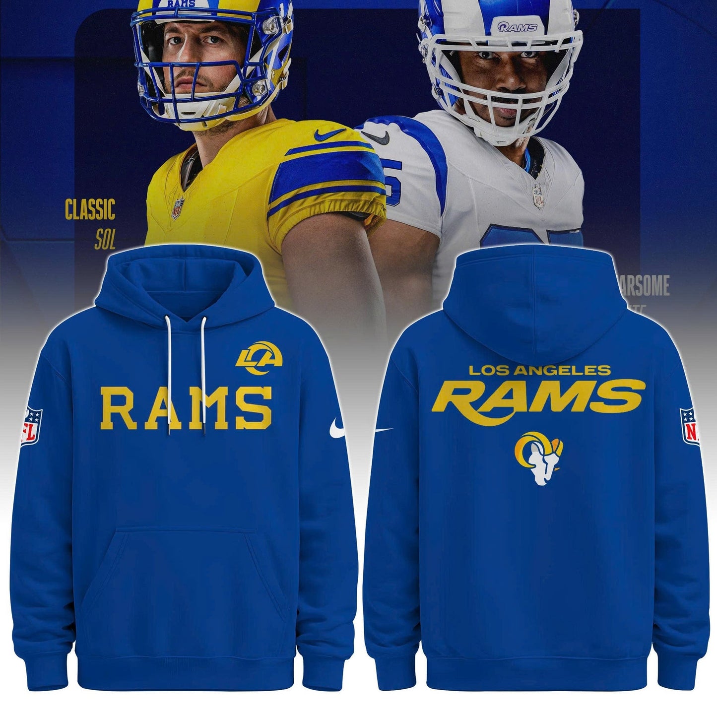 LAR Rams Classic Sol Hoodie