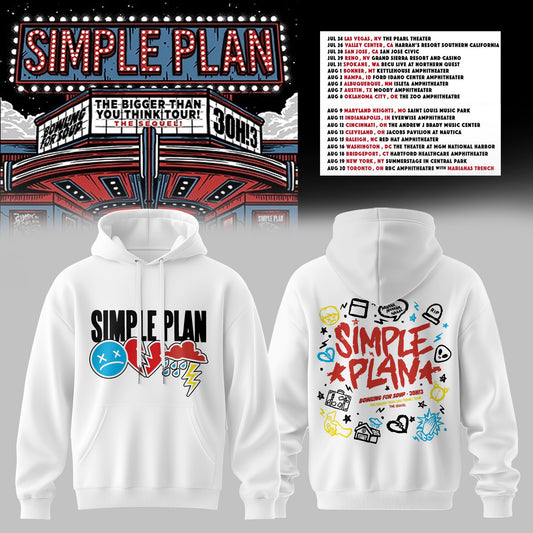 The Bigger Than You Think Tour Premium 3D Hoodie – Circle SP Logo Style